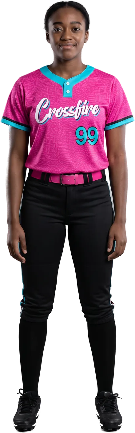Teen player in the 1 button jersey