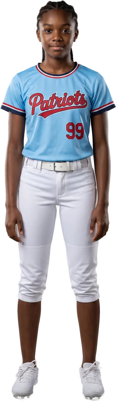 Young player in the crewneck jersey