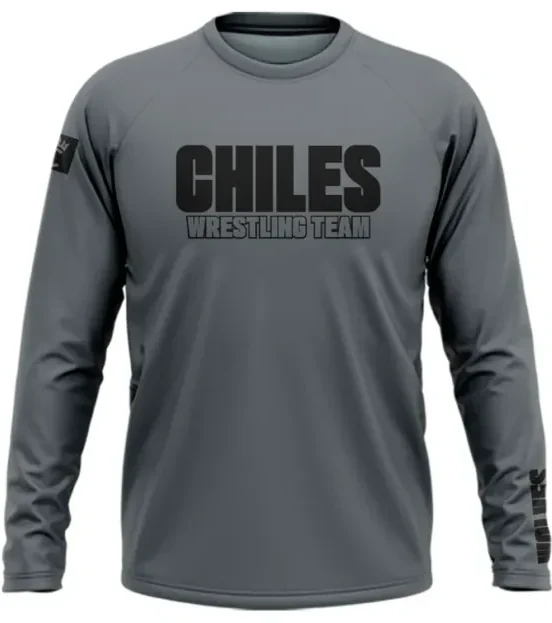 Performance Long Sleeve Shirt — measure the garment laid flat