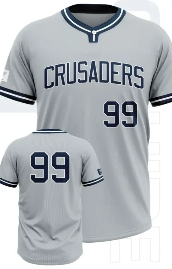 Girls 1-Button Softball Jersey — measure the garment laid flat