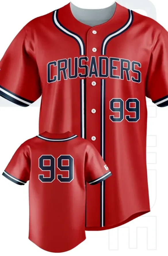 Girls Full Button Softball Jersey — measure the garment laid flat