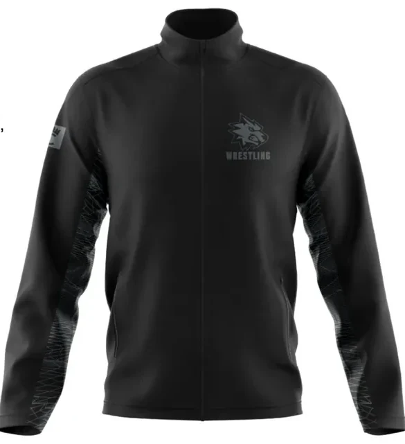 Unisex Warmup Jacket — measure the garment laid flat
