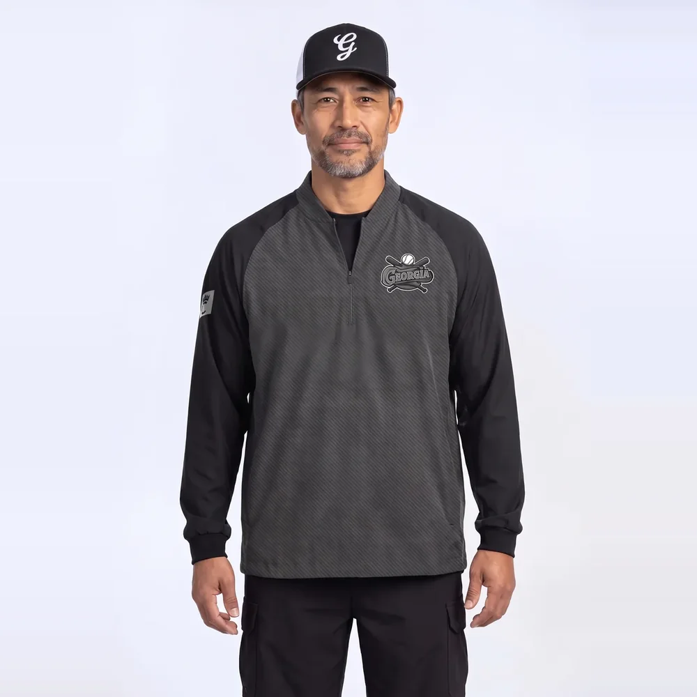 Long Sleeve 1/4 Zip Cage Jacket