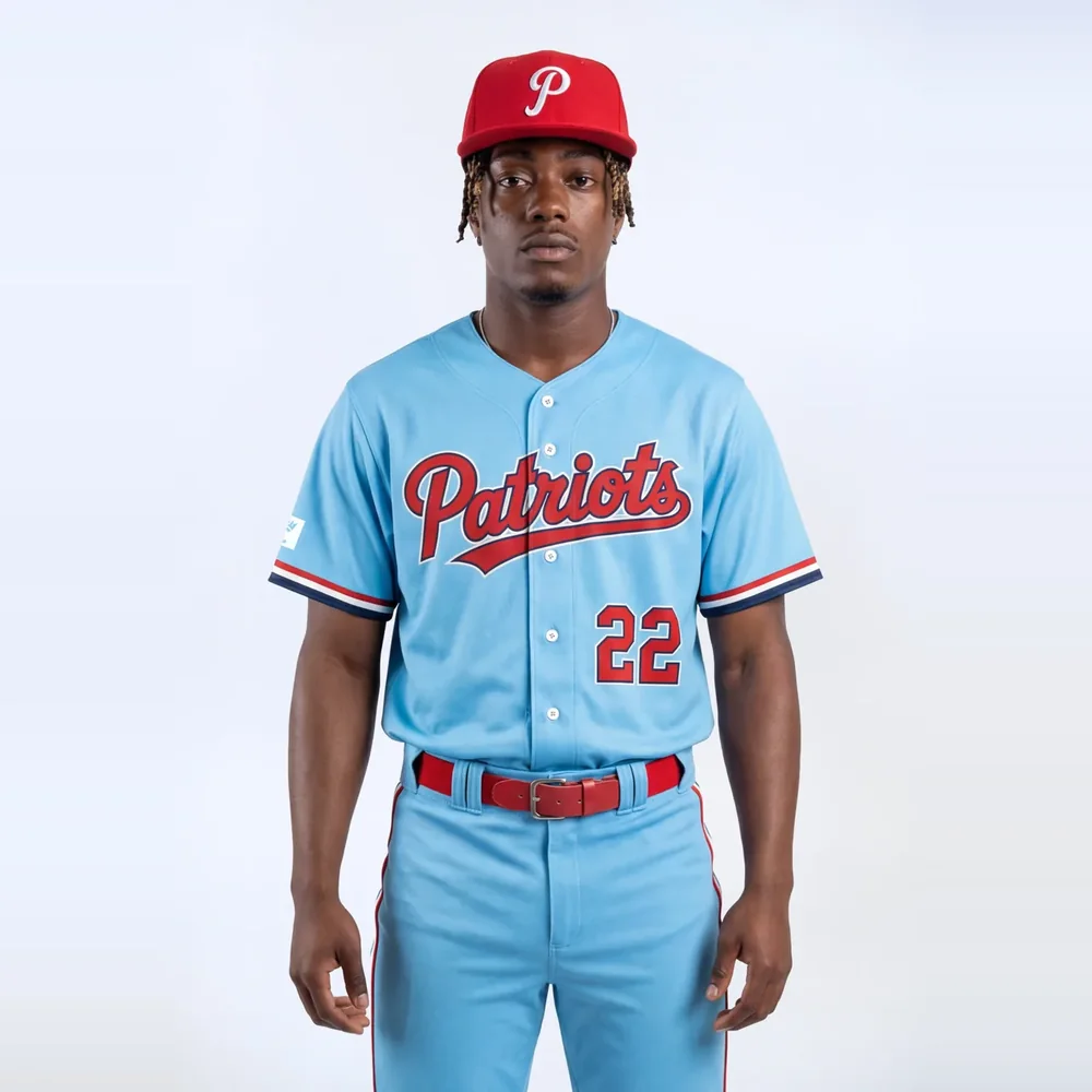Men’s Full Button Baseball Jersey