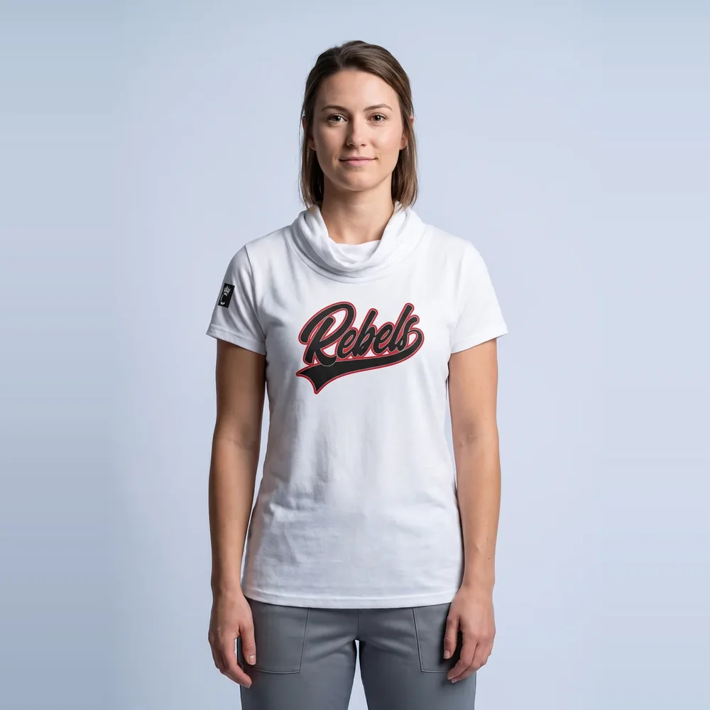 New Era Ladies Sueded Cotton Blend Cowl Tee