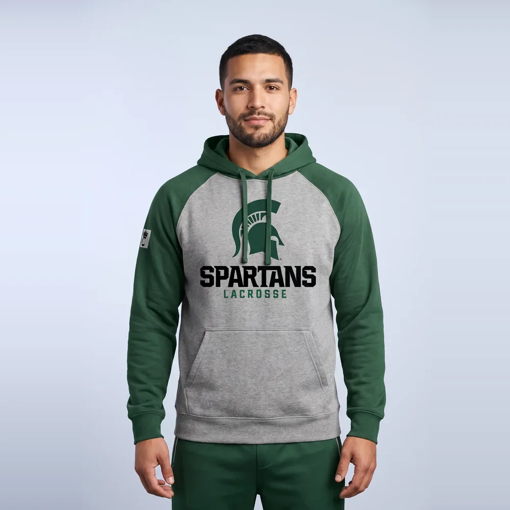 Sport-Tek Raglan Colorblock Pullover Hooded Sweatshirt