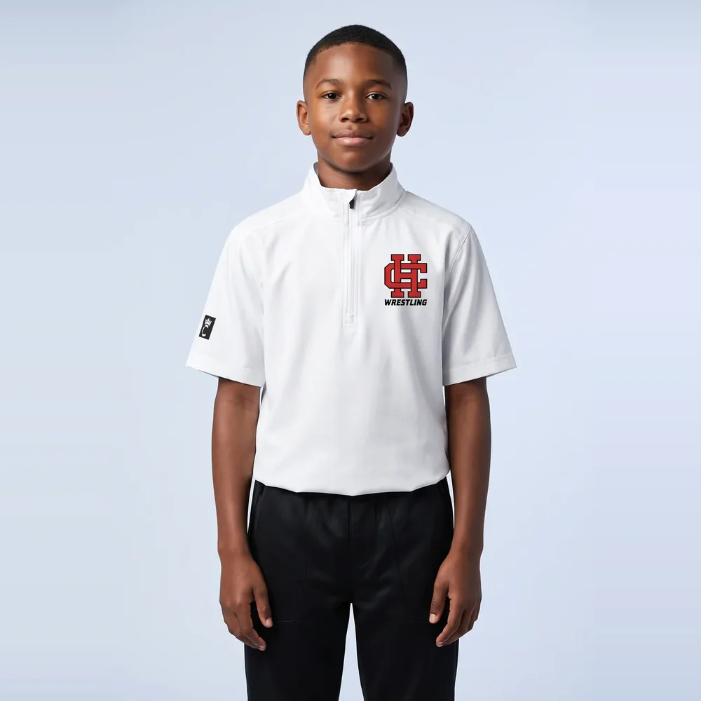 Sport-Tek Youth Repeat 1/2-Zip Short Sleeve Jacket