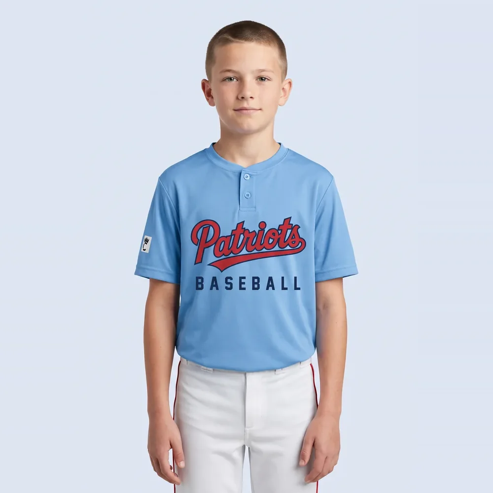 Sport-Tek Youth PosiCharge Competitor 2-Button Henley