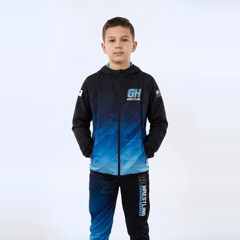 Youth Hooded Warm-Up Jacket