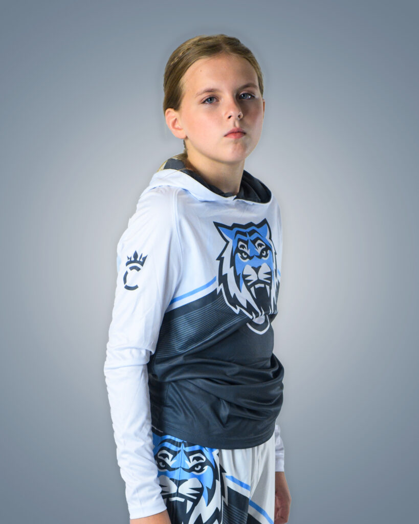 YOUTH PRO SERIES LONG SLEEVE HOODED PERFORMANCE SHIRT