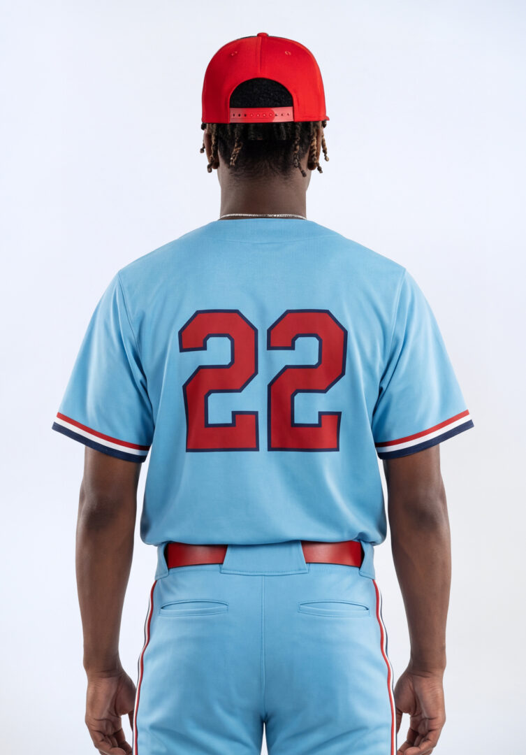 Men's Full Button Baseball Jersey