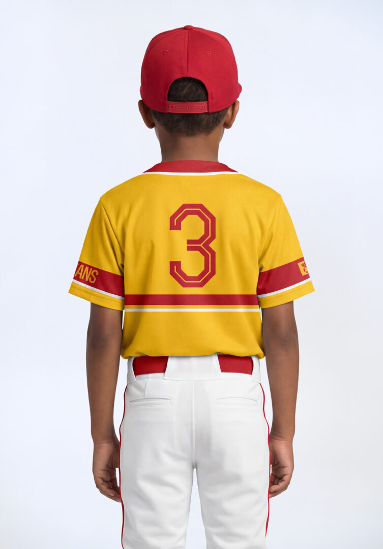 Youth 1-Button Baseball Jersey