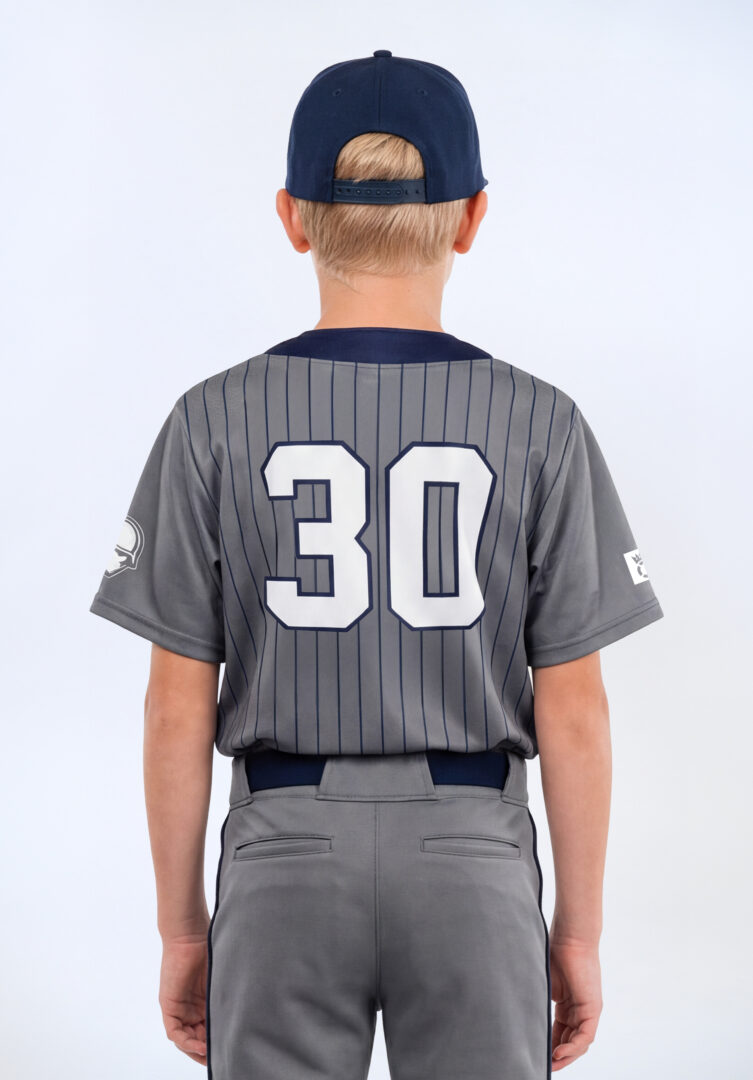 Youth Full Button Baseball Jersey