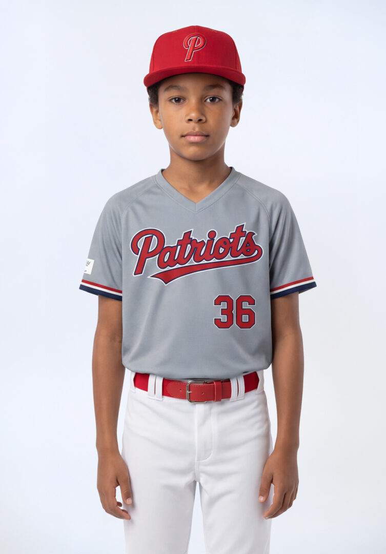 Youth V-neck Baseball Jersey
