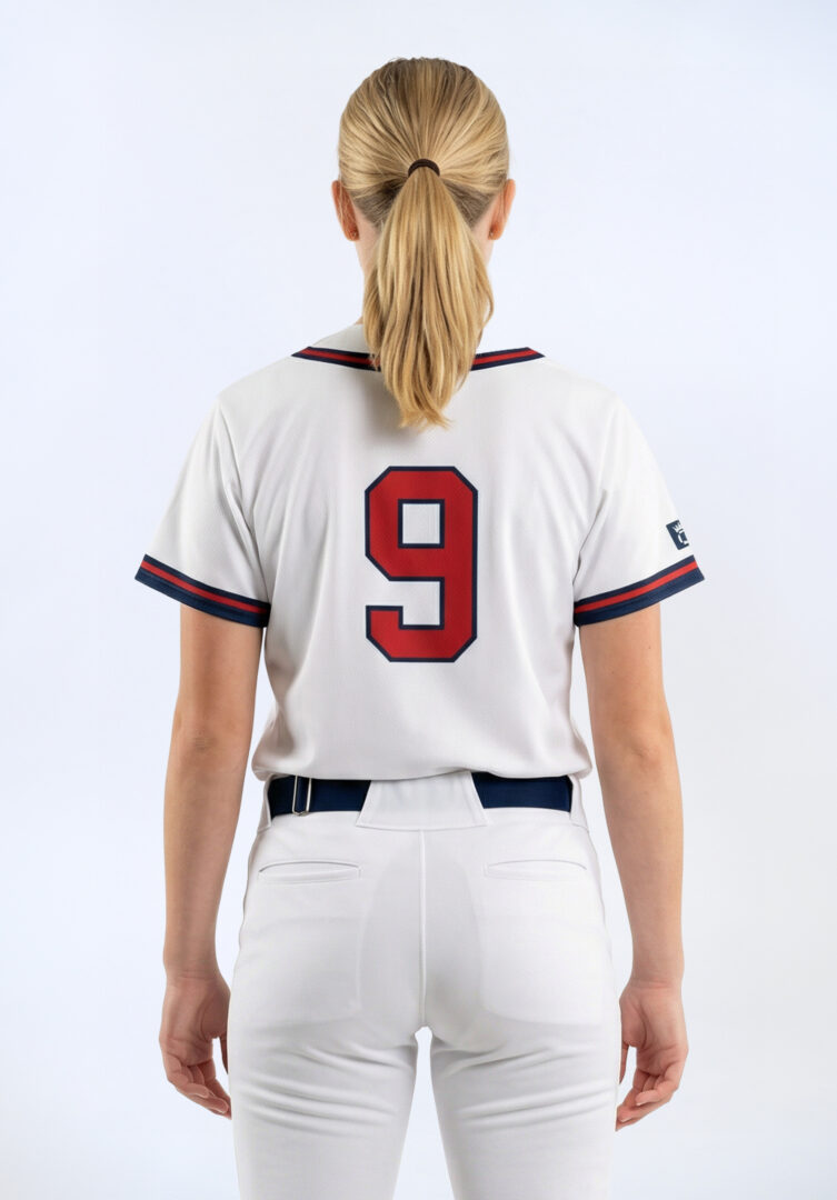 Women's Full Button Softball Jersey