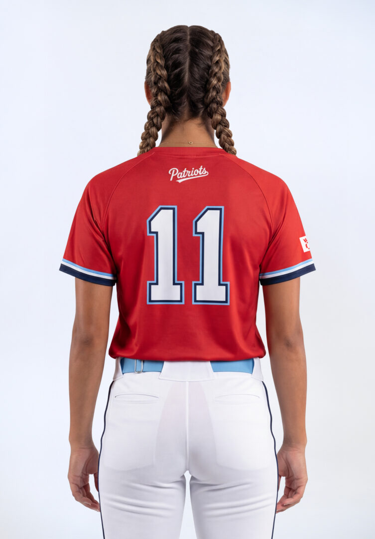 Women's V-neck Softball Jersey
