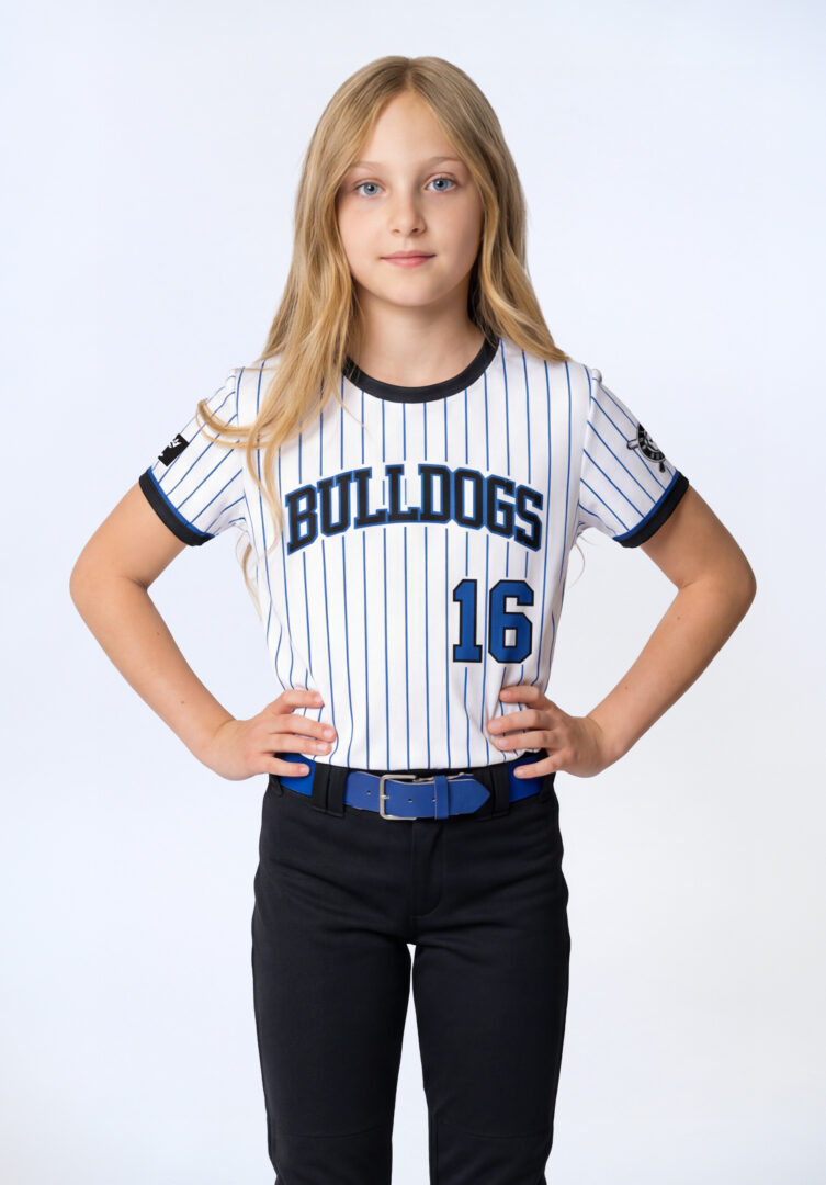 Girl's Crewneck Softball Jersey