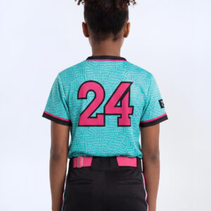 Girl’s V-neck Softball Jersey