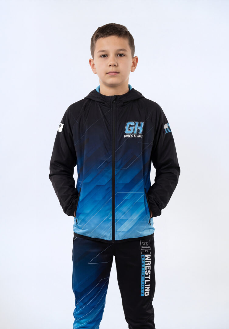 Youth Hooded Warm Up Jacket