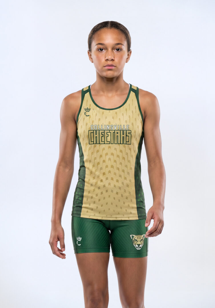 Girl's Track & XC Fitted Tank