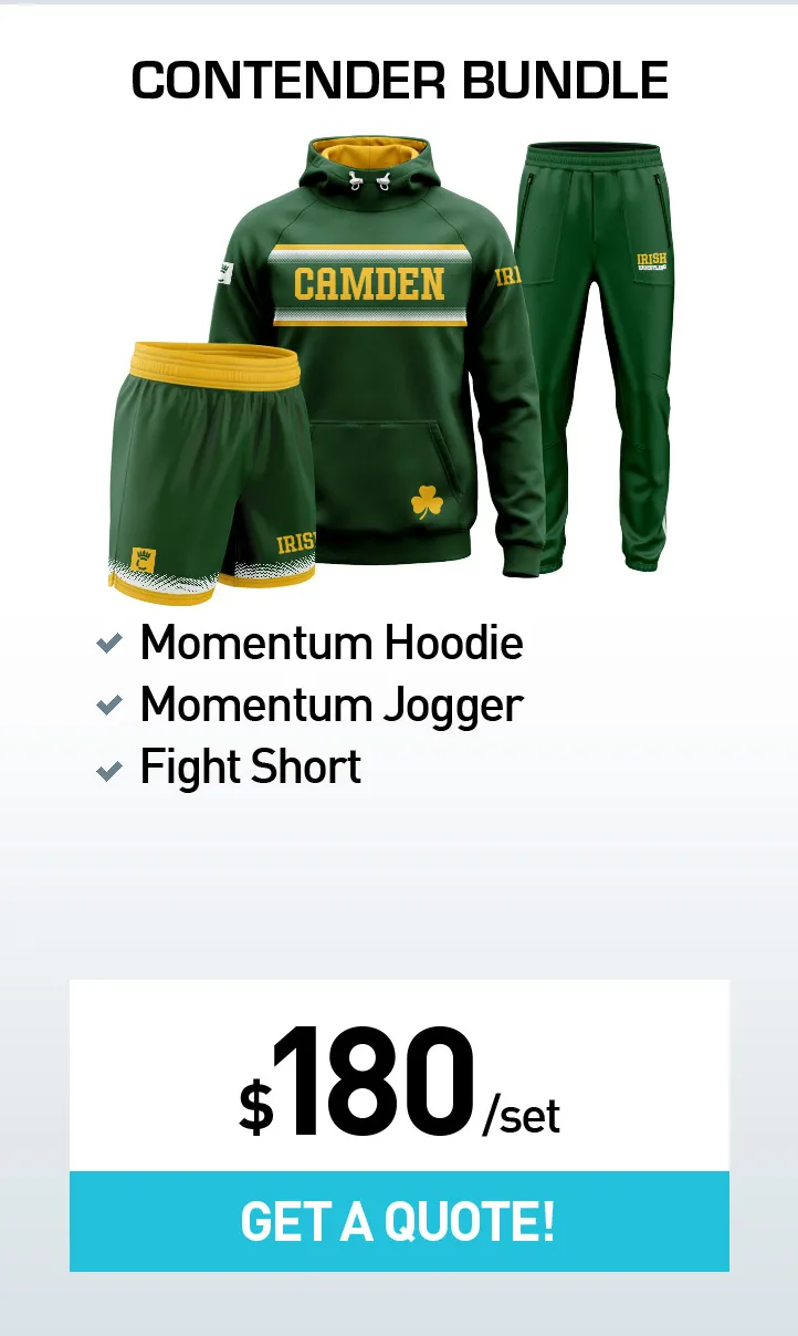 Contender Bundle - custom wrestling teamwear package by Compound Sportswear