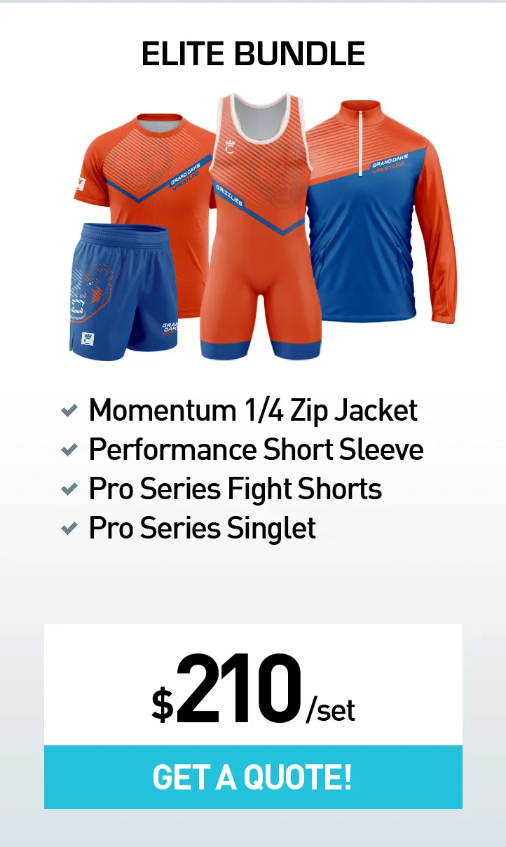 Elite Bundle - custom wrestling teamwear package by Compound Sportswear
