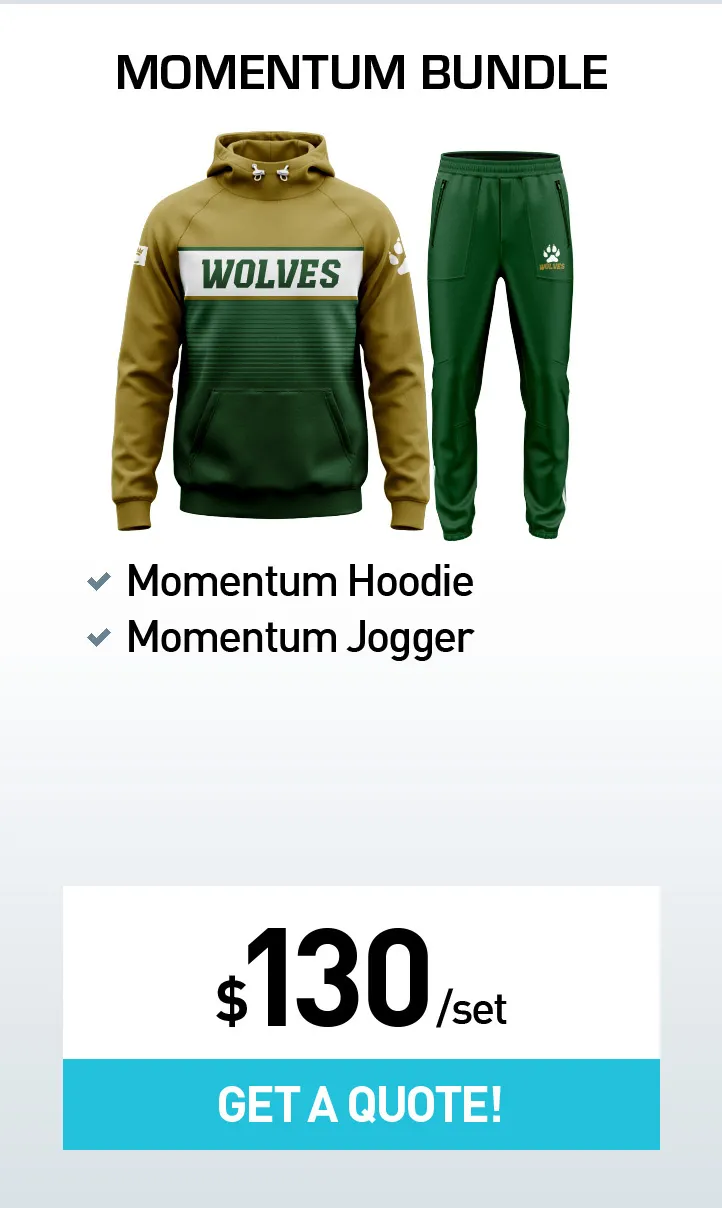 Momentum Bundle - custom wrestling teamwear package by Compound Sportswear