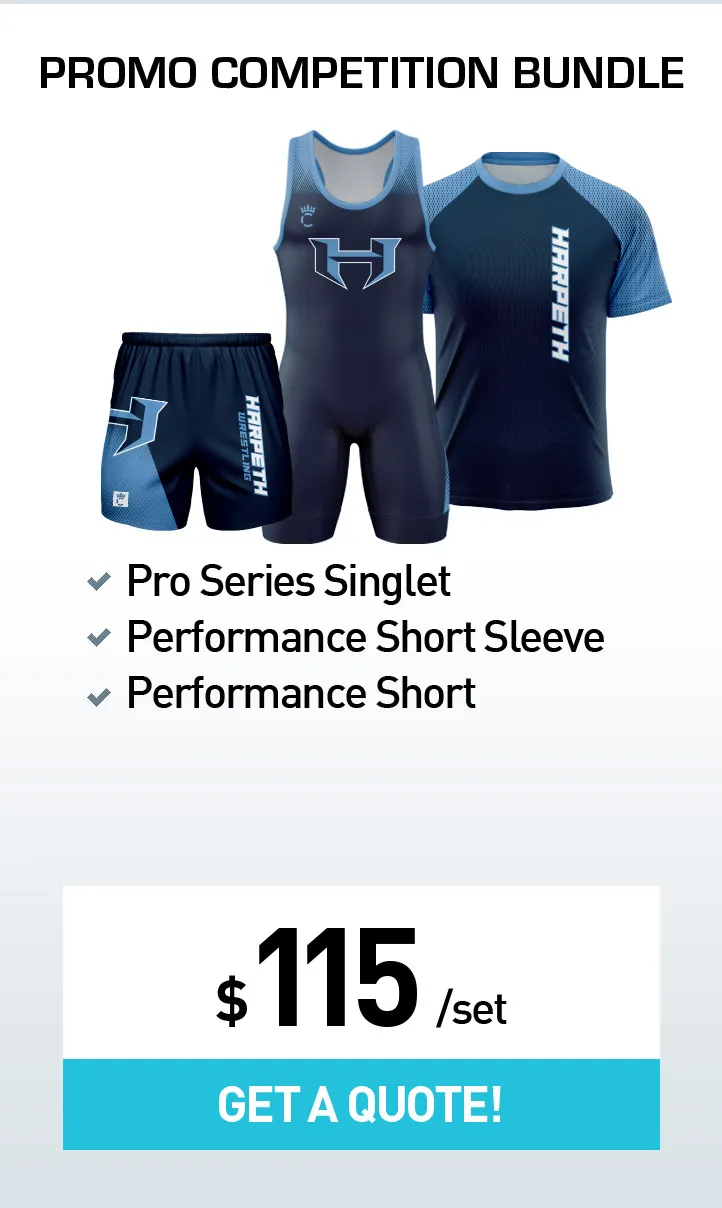 Promo Competition Bundle - custom wrestling teamwear package by Compound Sportswear