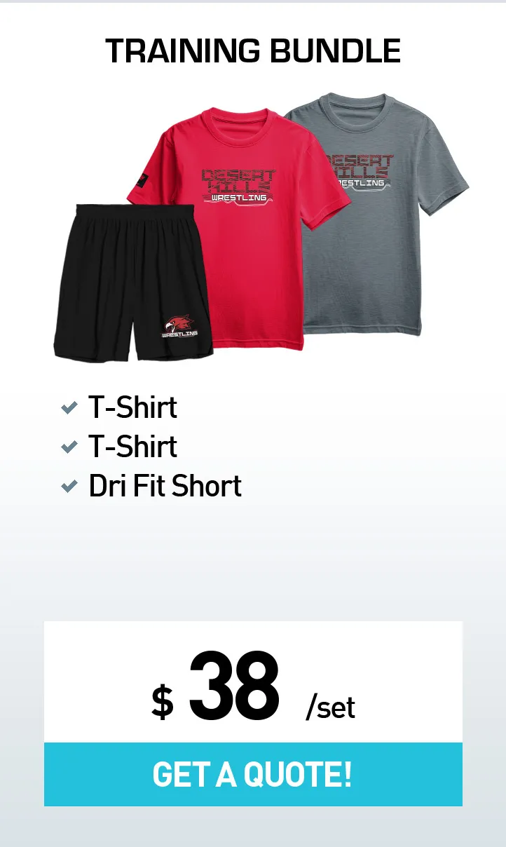 Training Bundle - custom wrestling teamwear package by Compound Sportswear