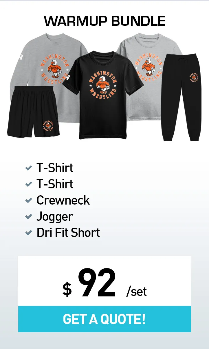 Warm-Up Bundle - custom wrestling teamwear package by Compound Sportswear